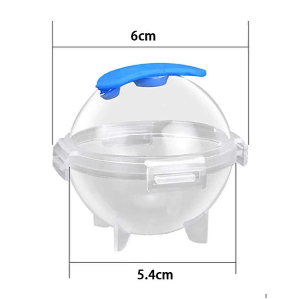 Ice Cream Tools New Large Ice Mod Ball Maker Box For Shape Cocktail Use Sphere Round Diy Home Bar Party Cube Tray Drop Delivery Home G Dhzs9