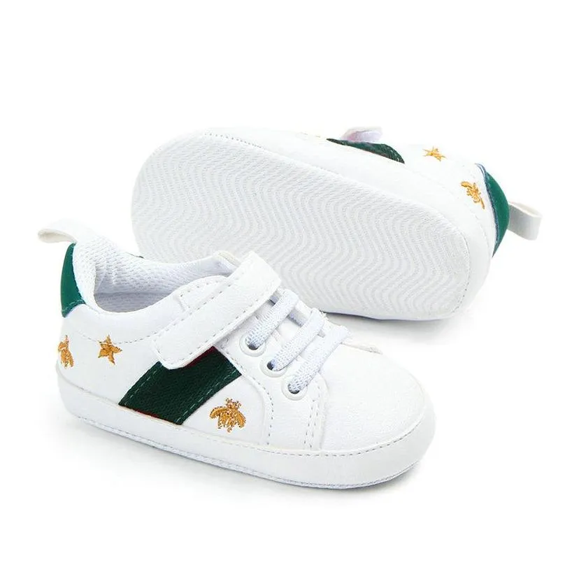 First Walkers Autumn Baby Boys Girls Fashion Sneakers Soft Sole Infant Toddler First Walkers Sport Drop Delivery Baby, Kids Maternity Dhv48