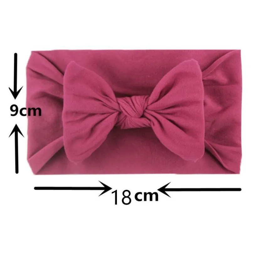 Hair Accessories Baby Hairband Soft Comfortable Nylon Bow Headbands Childrens Accessories Cute Princess Headband Drop Delivery Baby, K Dh1Cy