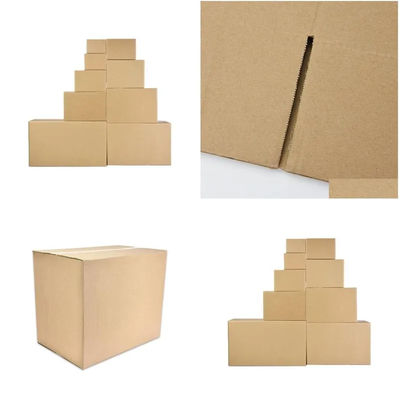 Packing Boxes Wholesale Customized Cardboard Box Packaging Express Small Batch Production Drop Delivery Office School Business Industr Otmux