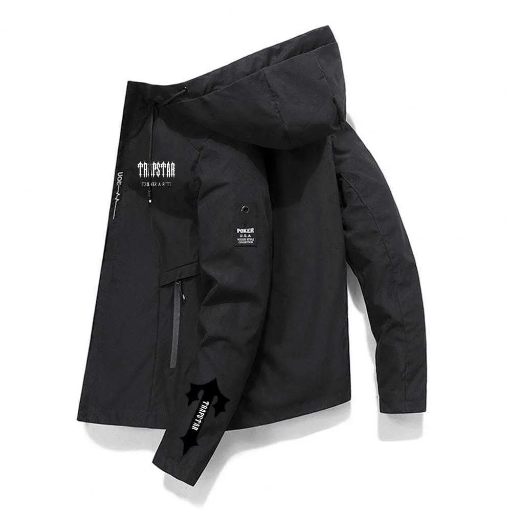 Jacket 2023 designer Mens Jacket Spring Autumn Coat Fashion Hooded Sports Windbreaker Casual Zipper Coats Man Outerwear Clothing