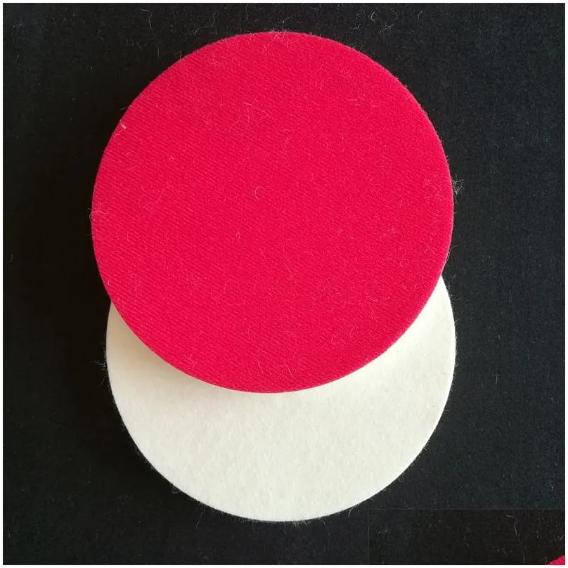 Polishing Pads Flocking Wool Wheel Polishing Felt Grinding Disc Self-Adhesive Pad Drop Delivery Home Garden Tools Power Tools Otk0E