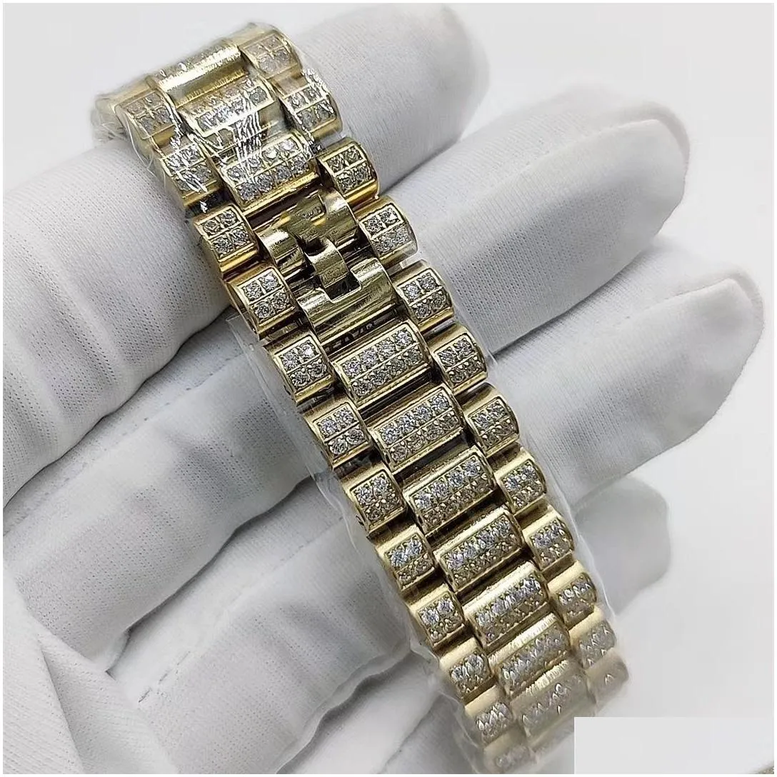 Luxury Designer Classic FashionSet with diamond Automatic Watch Size 41mm digital scale Sapphire glass waterproof feature Christmas