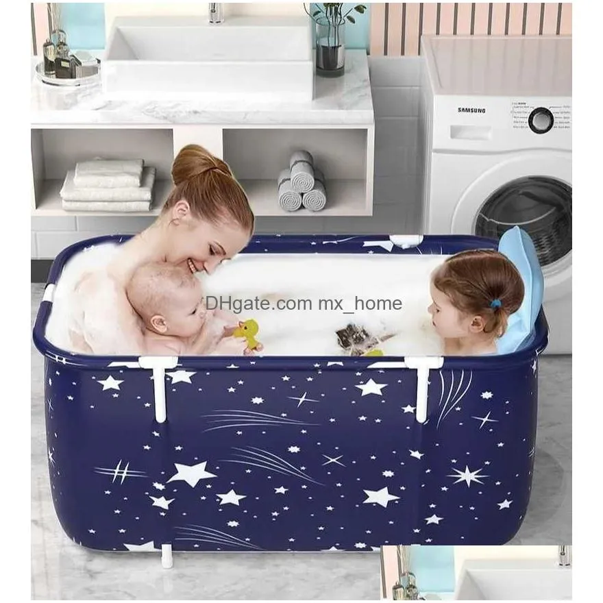 bathing tubs seats portable adult folding bathtub bath bucket bidet body children large capacity keep and cold foldable tub bathtub barrel