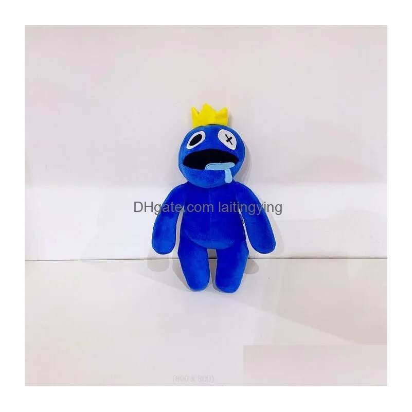 13 styles 28 cm roblox blue crown doll rainbow friends surrounding plush dolls children birthday gift childrens toy gift