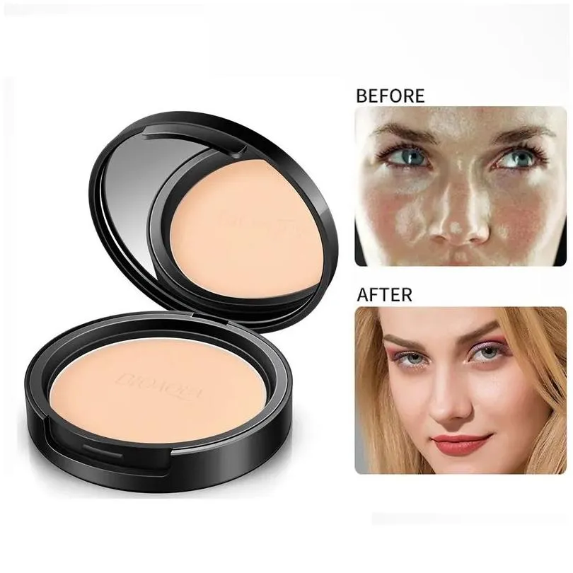 Face Powder Charm Clear Concealer Pressed Powder Moisturizing Isolating Fixing Face Repairing Invisible Pores Nude Makeup Drop Deliver Dhepx