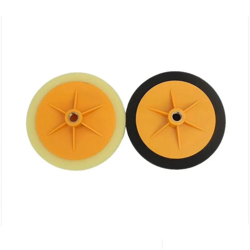 Polishing Pads 6-Inch Screw Sponge Polishing Wheel For Car Waxing Ball Sealing Glaze Disc Crystal Plating Pad Drop Delivery Home Garde Otk6U