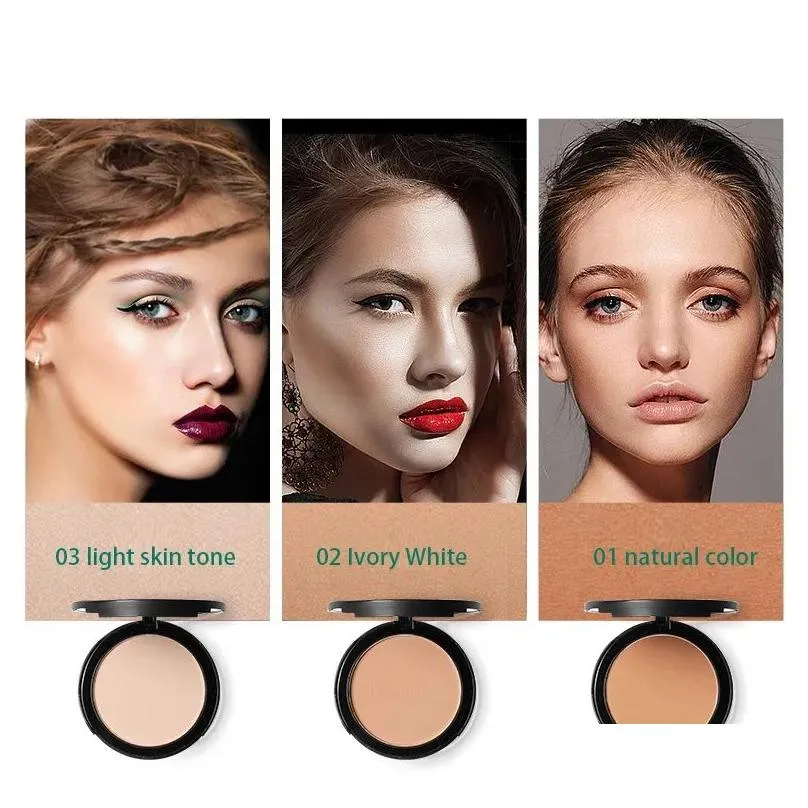 Face Powder Charm Clear Concealer Pressed Powder Moisturizing Isolating Fixing Face Repairing Invisible Pores Nude Makeup Drop Deliver Dhepx