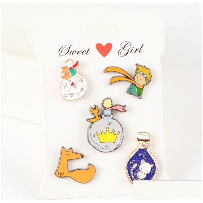 Other Fashion Accessories Howls Moving Castle Sophie And Howl Enamel Pin Manga Badge Brooch Backpack Decoration Jewelry Drop Delivery