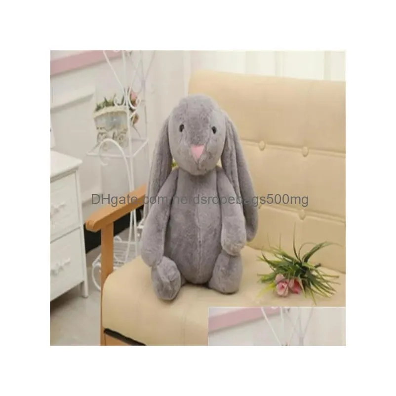 Party Favor Easter Bunny 12Inch 30Cm Plush Filled Toy Creative Doll Soft Long Ear Rabbit Animal Kids Baby Valentines Day Birthday Gift Dhjwp