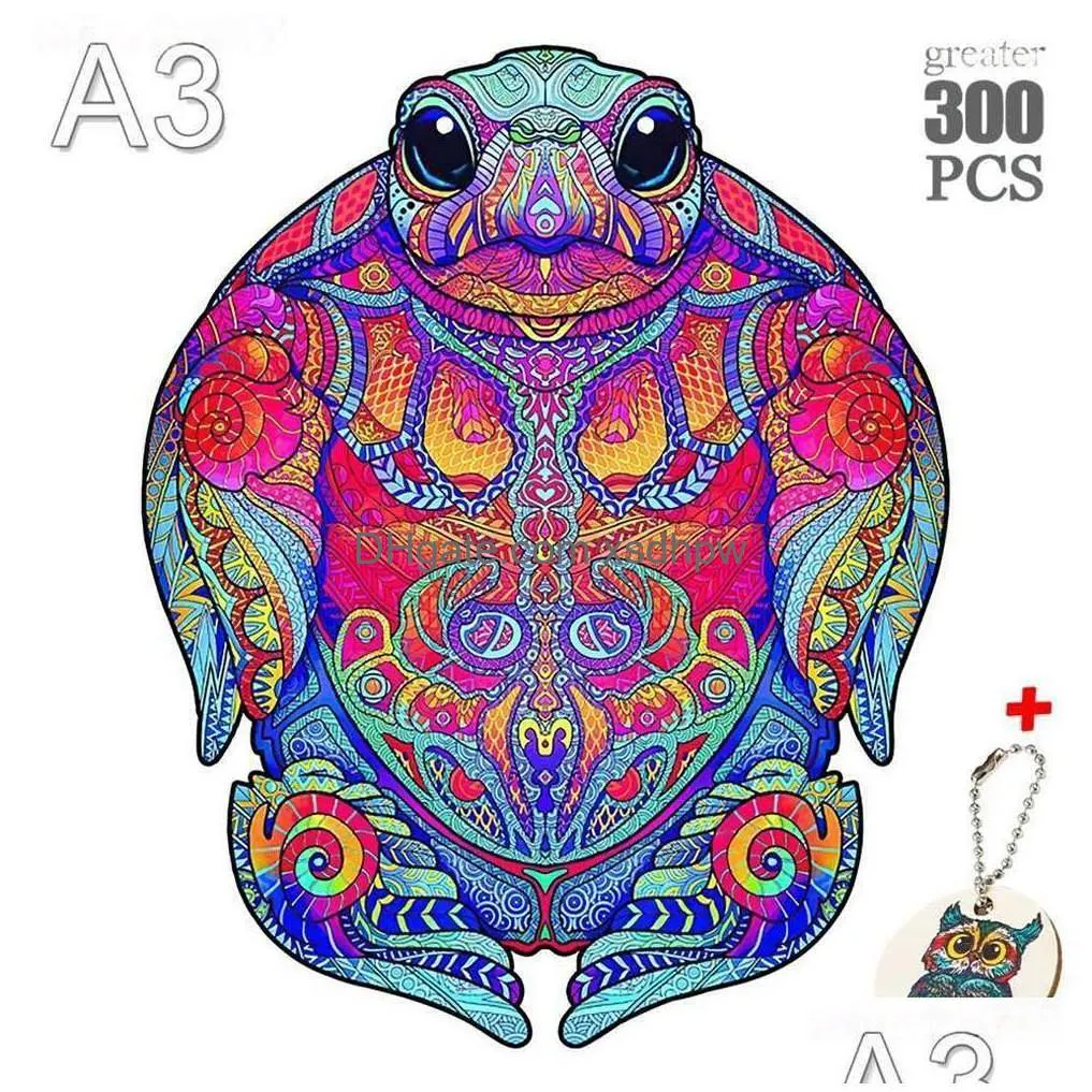 puzzles sloth hedgehog wooden puzzles 3d jigsaw children wooden diy crafts animal modeling decompression toys family interactive
