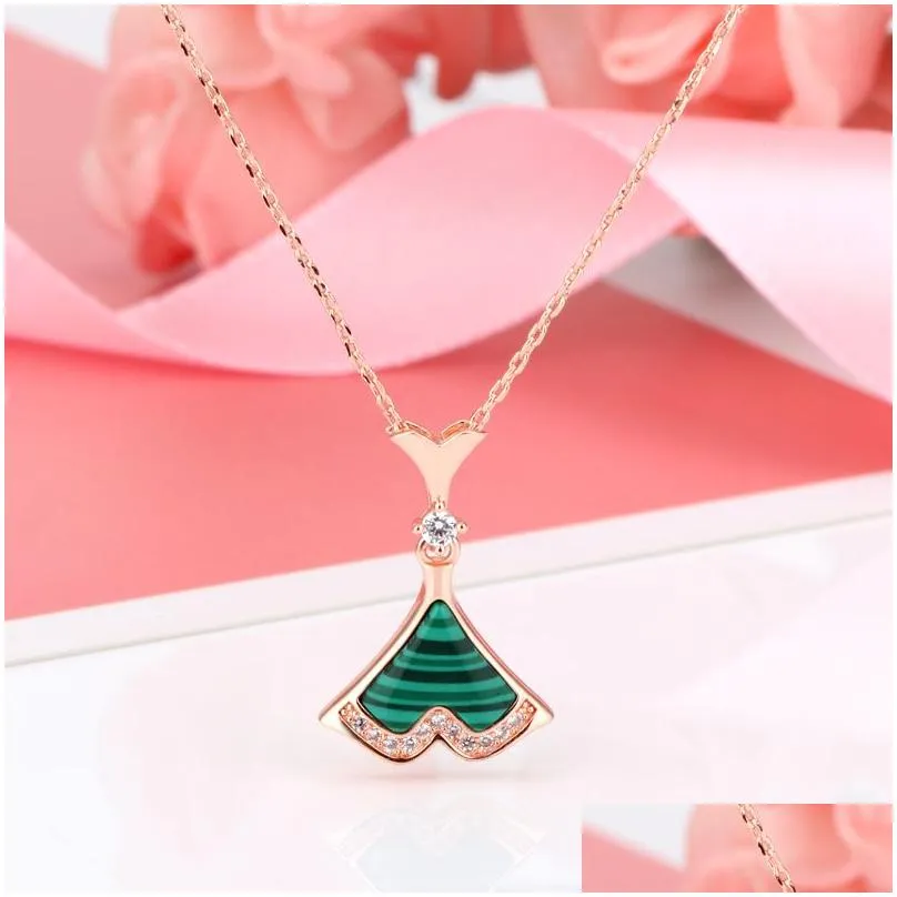Pendant Necklaces Pendant Necklaces Gold Color Elegant Crystal Choker Fashion Roman Digital For Women Jewelry Drop Delivery Jewelry Ne Dhdgh