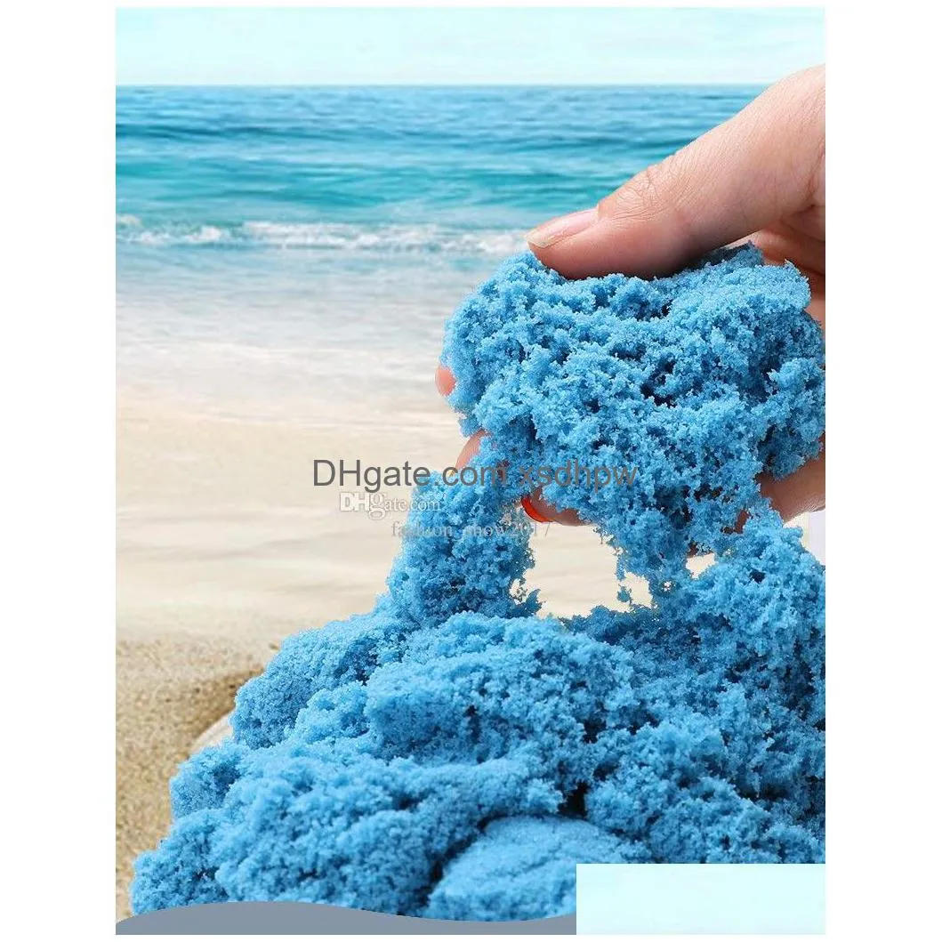 100g/bag magic dynamic sand toys clay super colored soft space play sand antistress supplies educational toys for kids