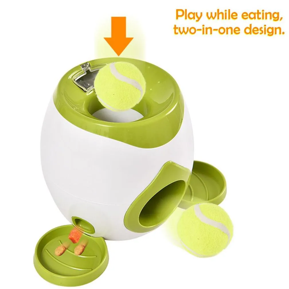 Dog Toys & Chews Dogs Pet Catapt Interactive Tennis Ball Launcher Jum Pitbl Toys Hine Matic Throw A26 Y200330 Drop Delivery Home Garde Dh7N3