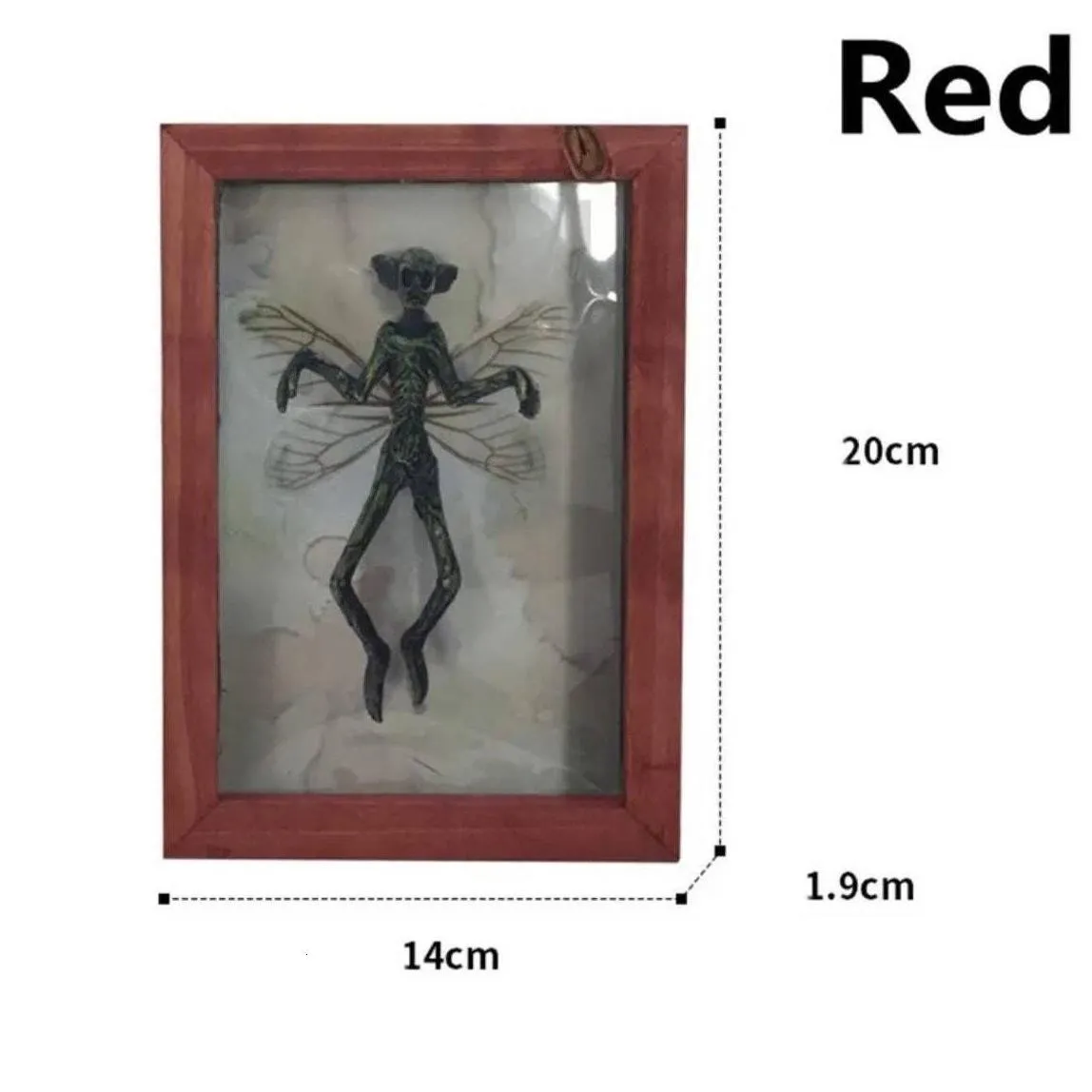 Decorative Objects & Figurines Decorative Objects Figurines Gothic Home Decor Mummified Fairy Skeleton Witchy Specimen Statue Picture Dh49E