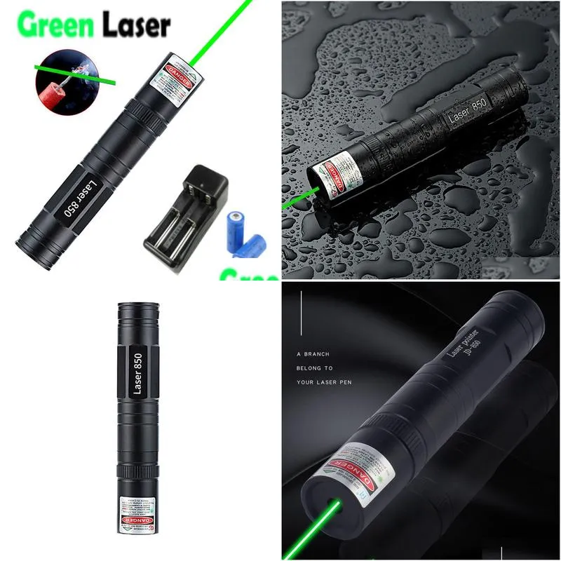 Others1 Airsoft Accessories High-Power Green Laser 850 Portable Mint Pointer 5Mw Tra-Long Radiation Distance Of Drop Delivery Sports O Dhvsk