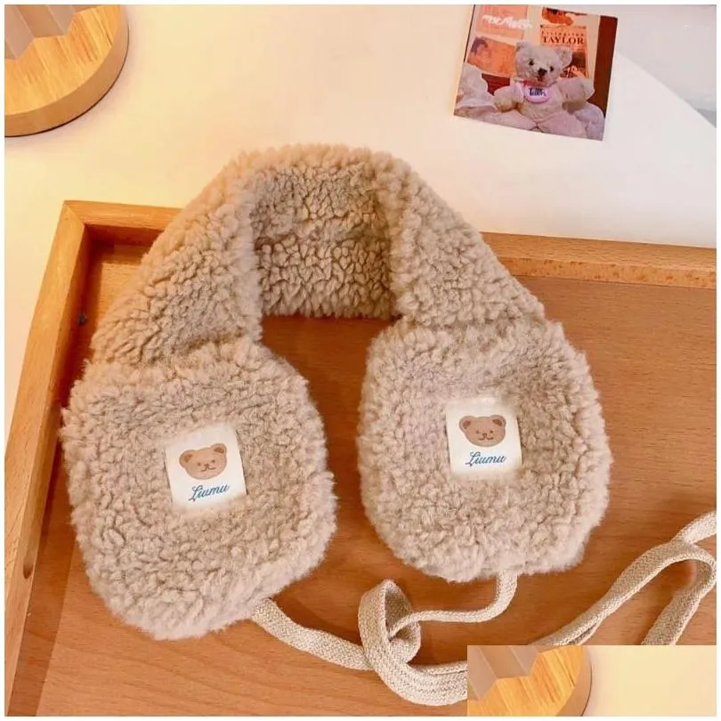 ear muffs berets thicken cute bandage simple for girls earbags warm earlap warmer headband women earmuffs bear winter ear cover