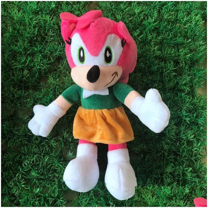 28cm n arrival  tails knuckles echidna stuffed animals plush toys gift