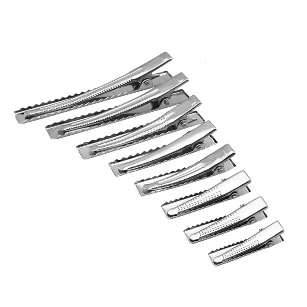 Hair Accessories 32Mm/35Mm/40Mm/45Mm/55Mm/65Mm/ Metal Hair Alligator Clips Findings For Diy Jewelry Style Tools Accessories 200Pcs Dro Dht3P