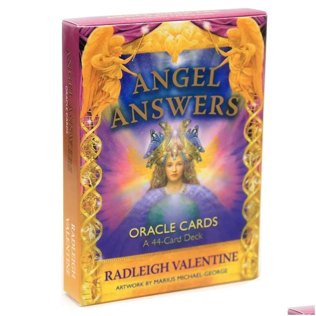 78 cards wizards tarot card  game the angel answers oracle island time wellness love deck toy