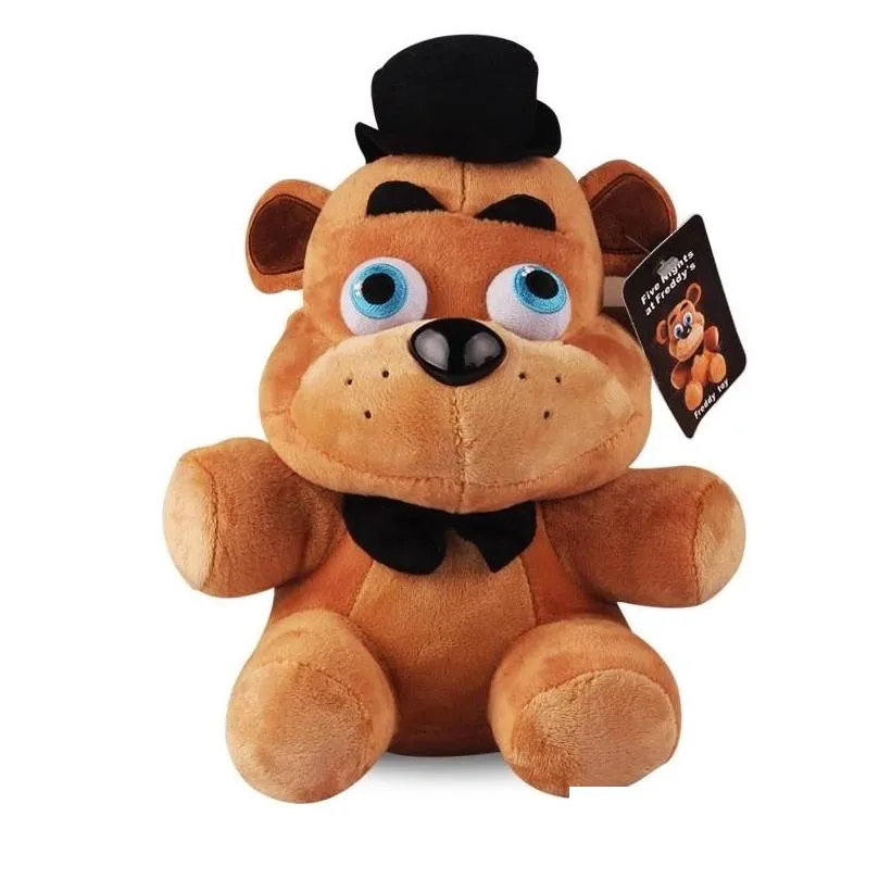 five nights at freddys fnaf plush toy 18cm freddy fazbear bear bonnie chica foxy soft stuffed toys doll gifts for kids