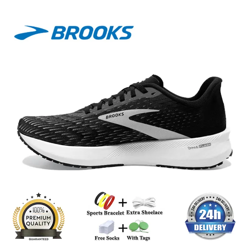 2024 New TOP Brooks Cascadia 16 Mens Running Shoes Hyperion Tempo Triple White Mesh Fashion Trainers Outdoor Men Casual Sports Sneakers Jogging Walking 91