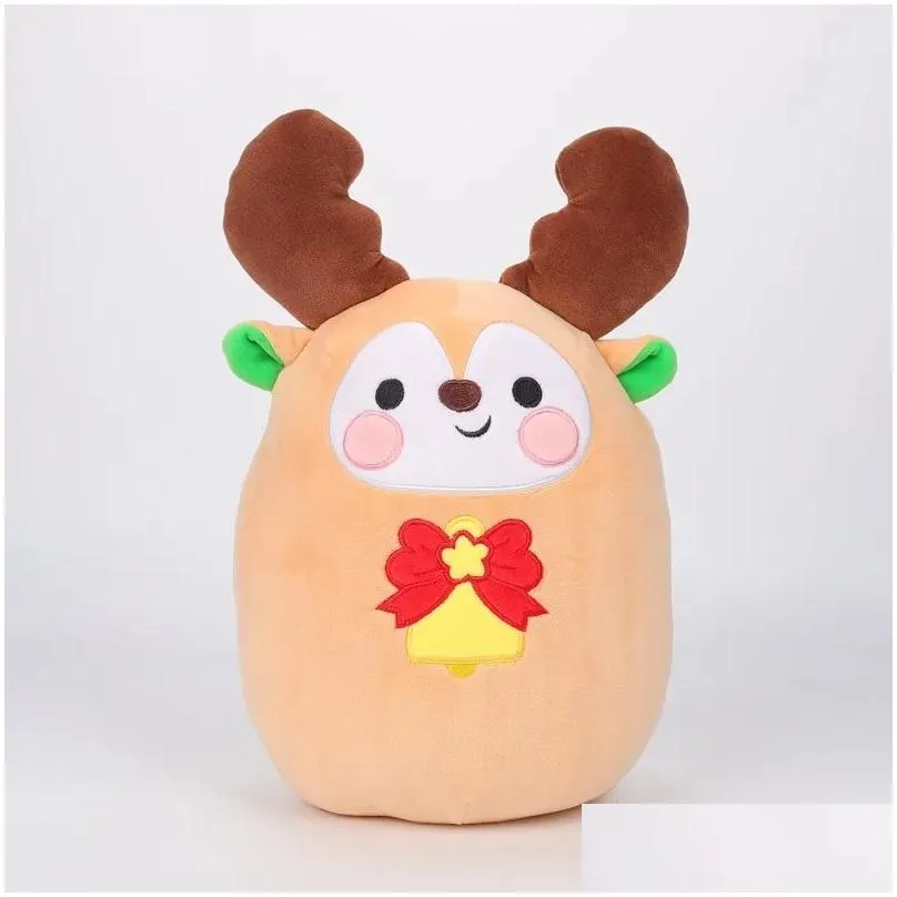 Christmas Decorations Santa Claus Pillow Series Merry Christmas Cute Elk Plush Toys Gifts For Children Drop Delivery Home Garden Festi Otnes