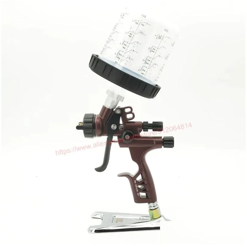 Spray Guns Hvlp Spray Gun 6800B Rp 1.M Nozzle Pneumatic Paint Sprayer High-Performance Car Airbrush For Drop Delivery Home Garden Tool Dhyse