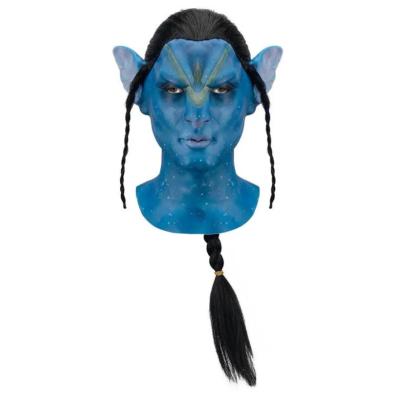 Party Masks Avatar Latex Mask Halloween Party Cosplay Adt Movie Carnival Costume Props 220725 Drop Delivery Home Garden Festive Party Dhcon