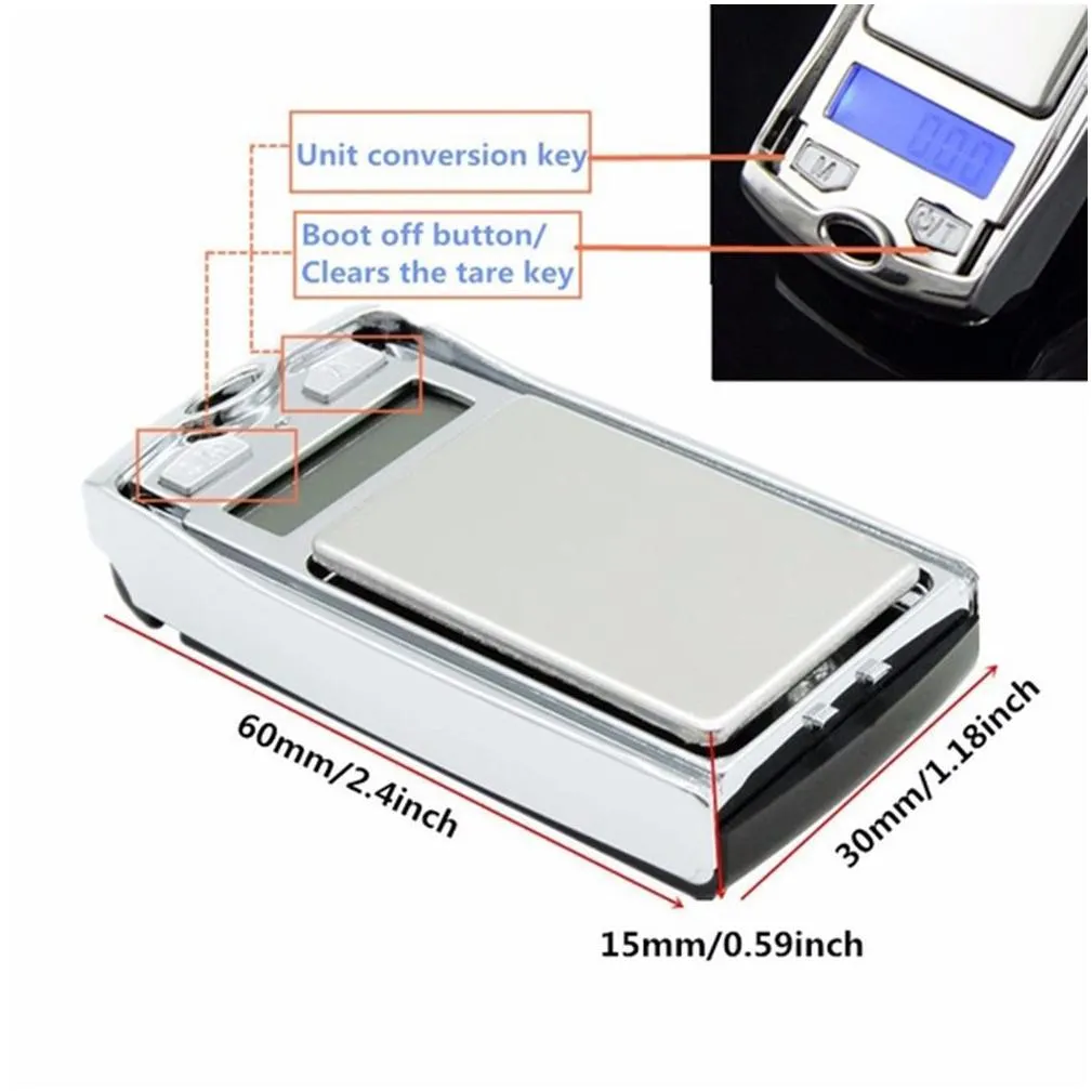 wholesale 100g x 0.01g miniature ultra-mini mini car key lcd electronic digital pocket leather scale weighing gram scale weight scale 