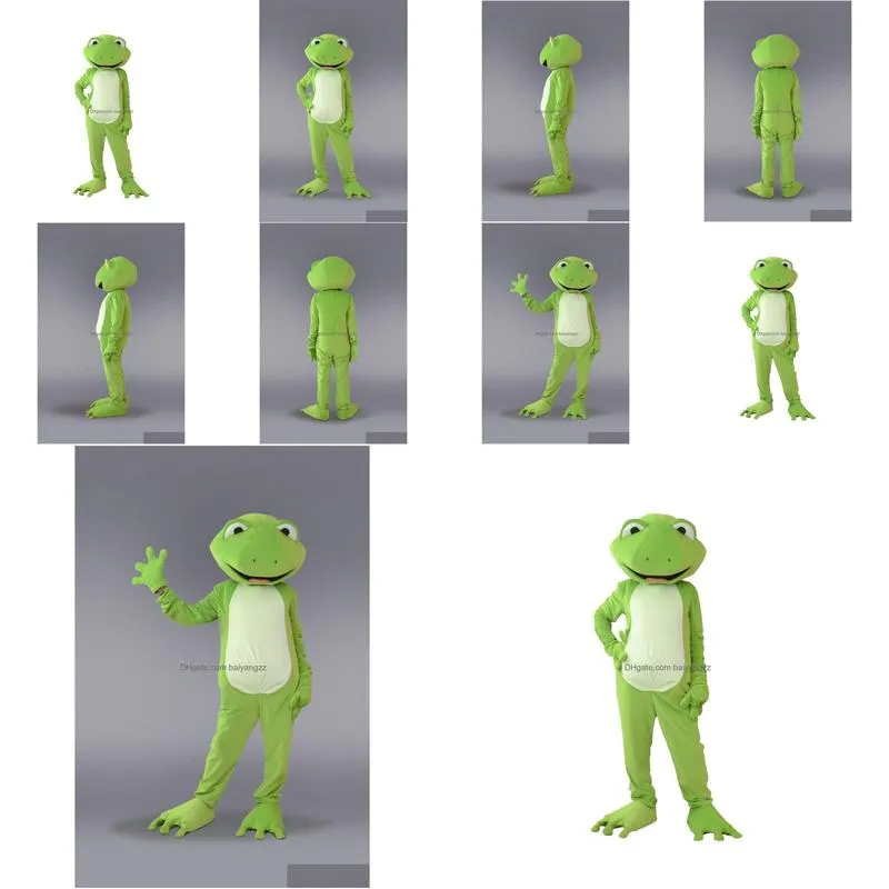 Mascot High Quality Frog Costume Adt Wear Drop Delivery Apparel Costumes Dhdax