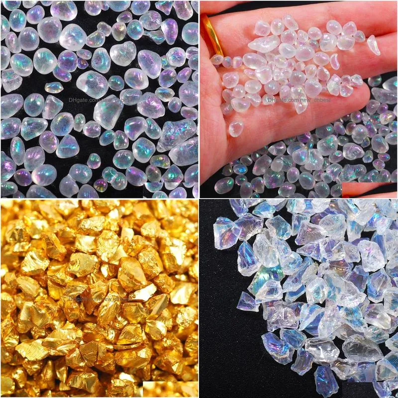 Tweezers, Pick-Up Tools Ab Rhinestones Resin Gems Fake Gold Stone Kawaii Art Supplies Inclusions Metallic Glass For Jewelry Making Dro Dhx8E