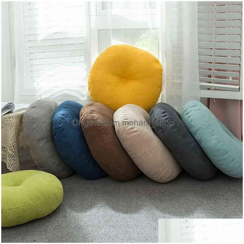 japanese meditation futons cushion pearl cotton s for el tatami linen seat yoga pillow living room 211203
