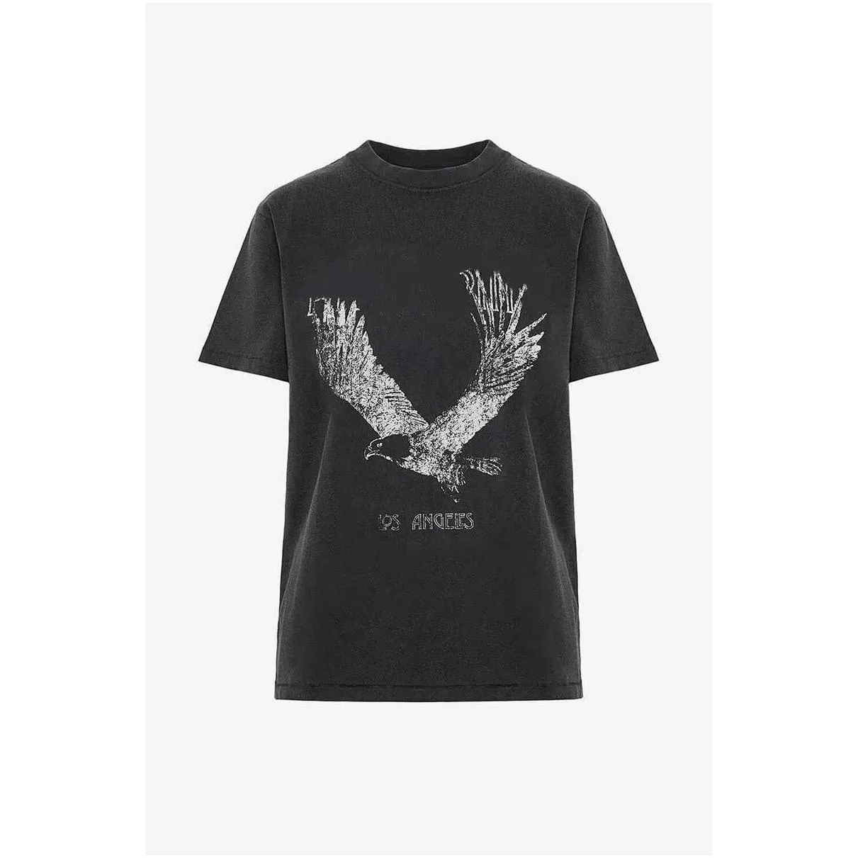 2023 Niche  Print t Shirt Fried Snowflake Color Washing Designer Tee Women Black Short-sleeved T-shirt Tops Polos