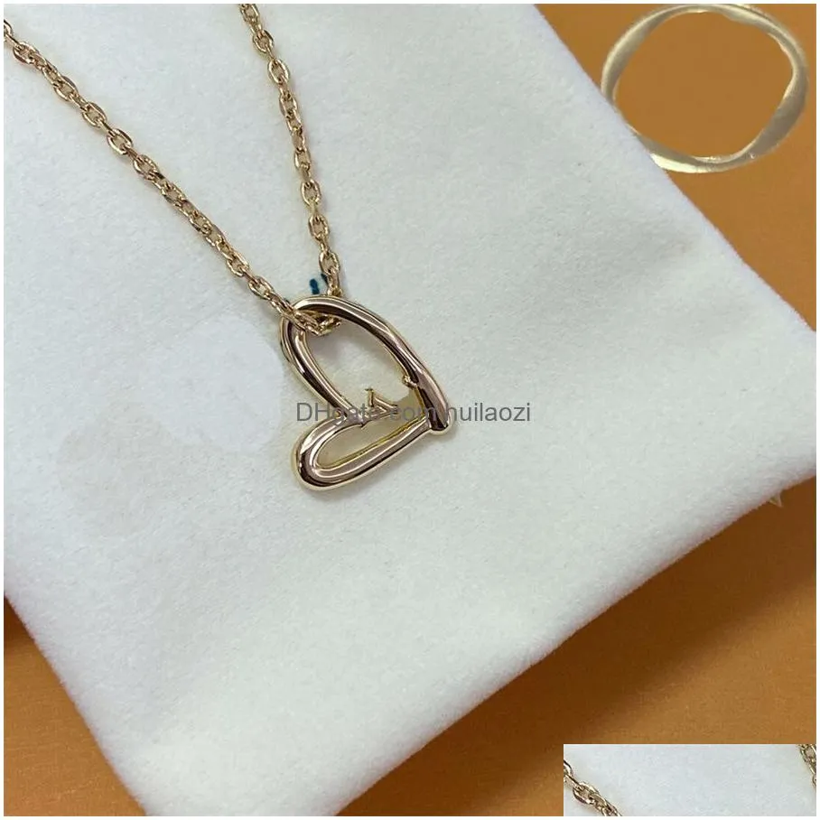 womens mens designer love pendant necklace luxury designer women jeweley bracelet women l letter with love gold chain