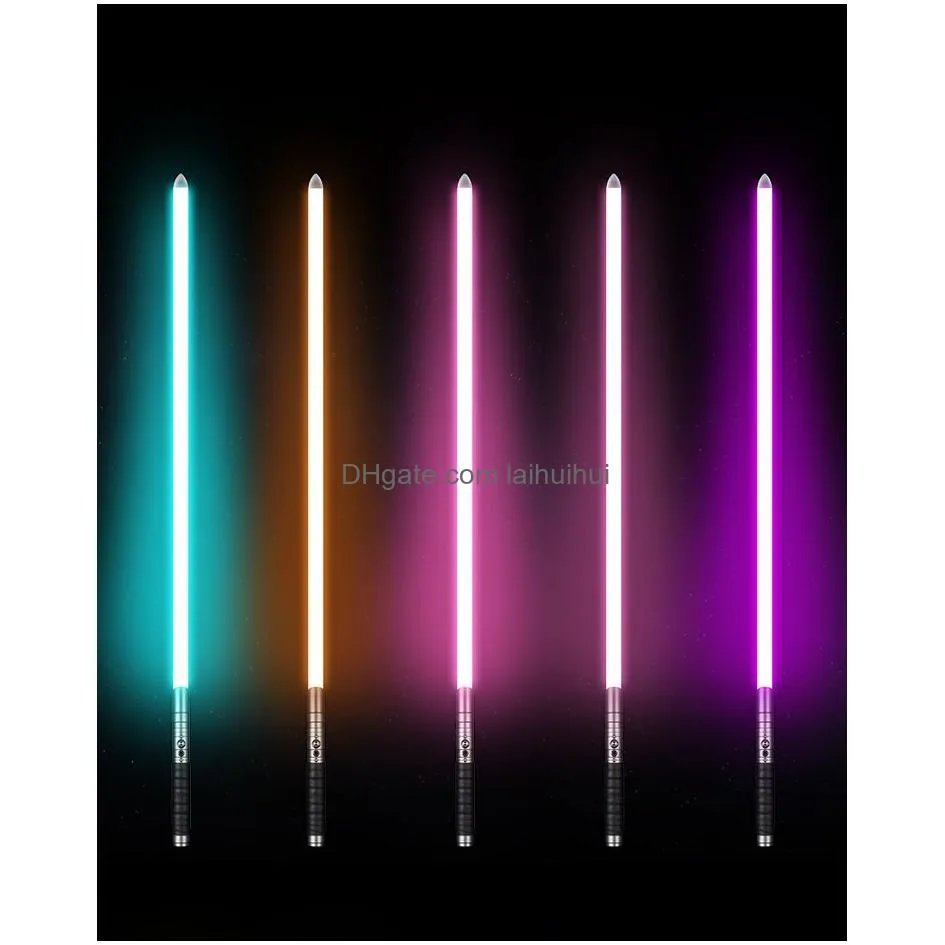 cosplay metal lightsaber multi color light sword with sound led light toys gift outdoor creative laser flashing kids light saber wars