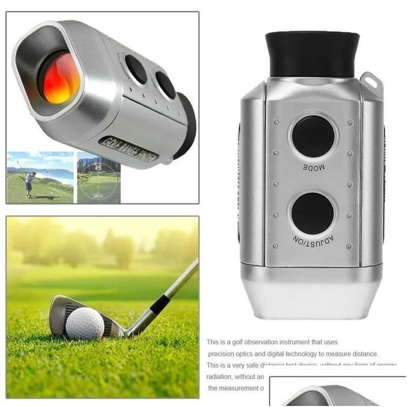 Golf Training Aids Golf Training Aids Portable 850M 7X18 Digital Rangefinder Hunting Tour Scope Gps Range Finder High Quality Optics D Dhmbe