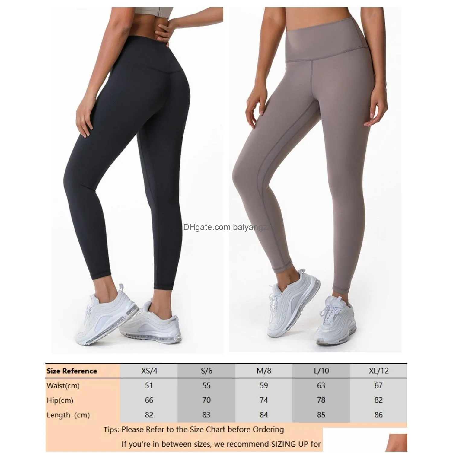  fashion top look waisted leggings for women- soft tummy control slimming yoga pants for workout running