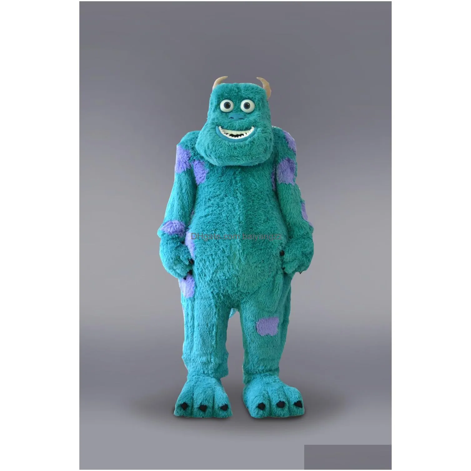 Mascot Scary Blue Monster Costume Adt Size Halloween Street Funny Drop Delivery Apparel Costumes Dhzr9