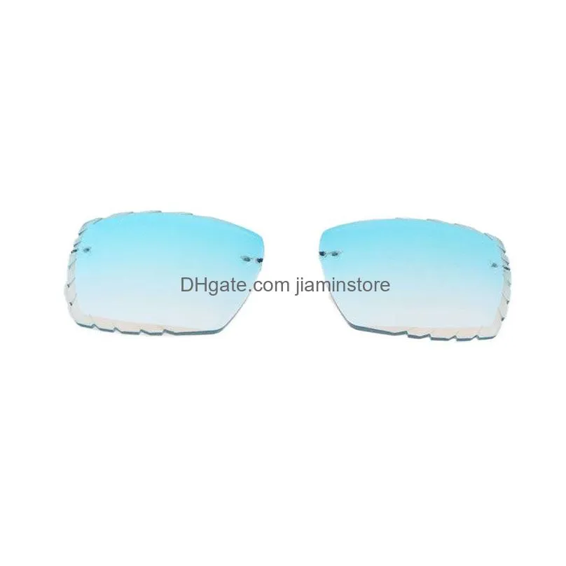 Sunglasses Lenses Wholesale Fitting Micro-Paved Diamond Rimless Sunglasses Lens Fashion Accessories Glasses Women Luxury Cut New Remov Dhobp