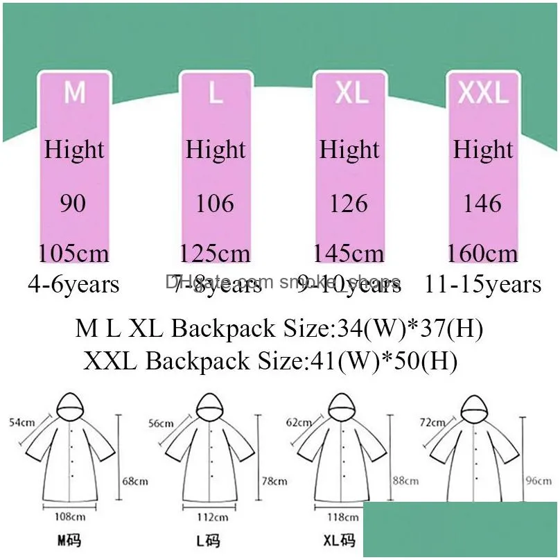 rabbit girl raincoat backpack children rainwear elephant boy raincoat kids cartoon rain poncho student raincoat hiking rain cape