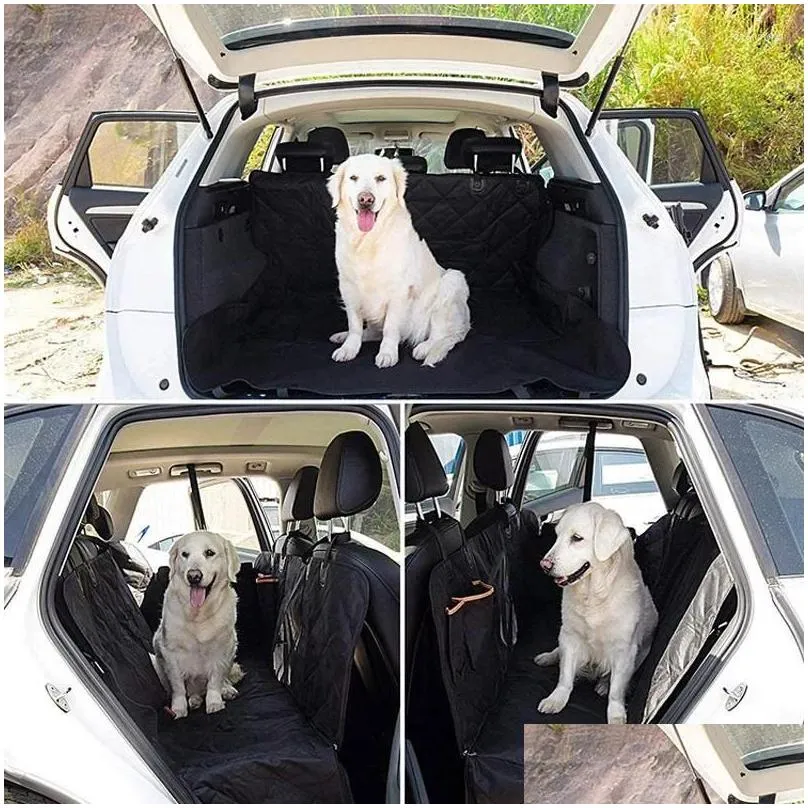 Dog Carrier Dog Carrier Seat Er Large Back For Pet Hammock Car Trucks Suvs With Nonslip Backing Drop Delivery Home Garden Pet Supplies Otmtz