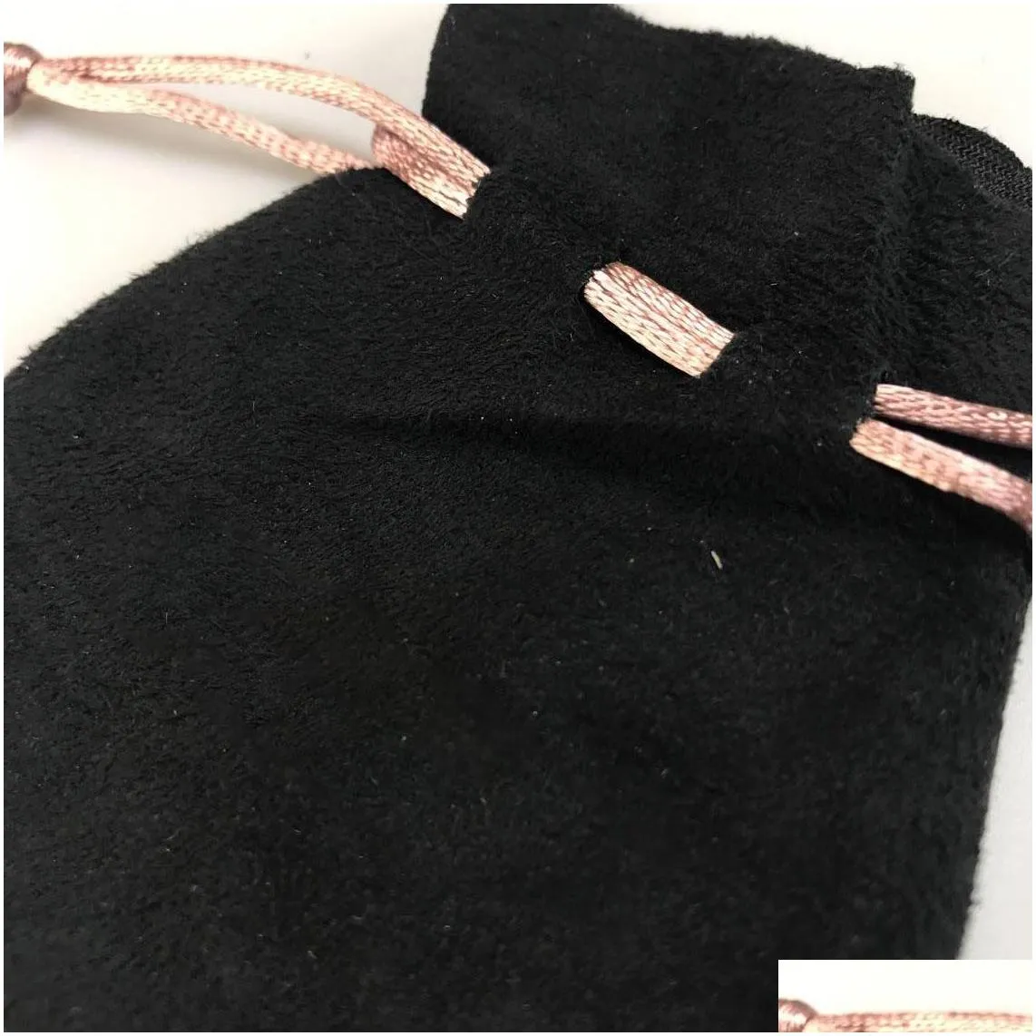 black velvet bags fits european jewelry style beads charms and bracelets necklaces jewelry fashion pendant pouches