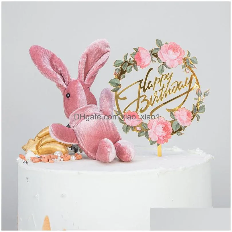 happy birthday cake topper party decoration cake tools supplies 1221942
