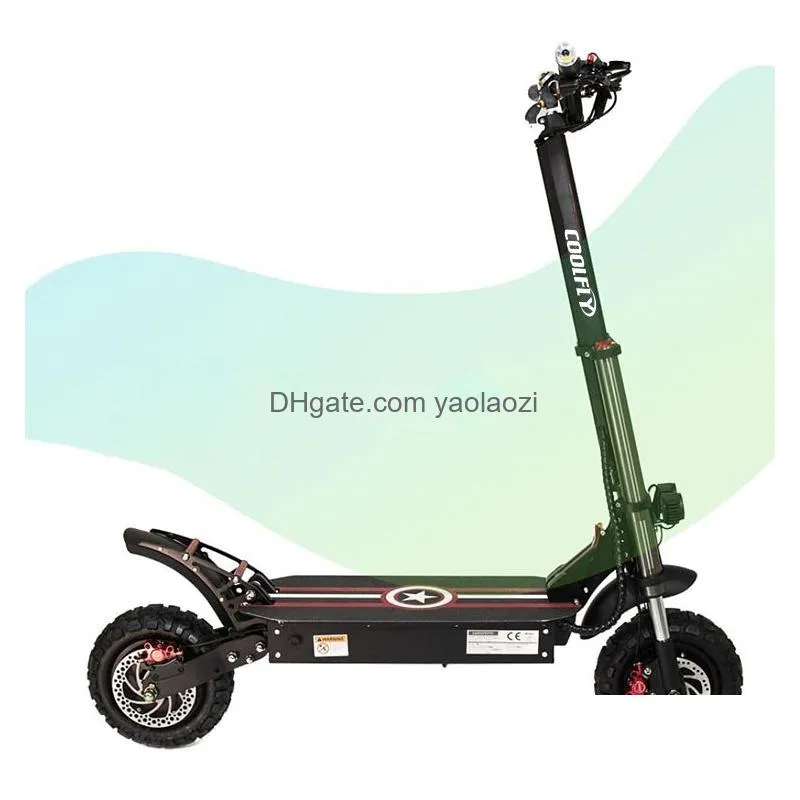 factory direct sale electric scooter dual motor 60v 2400w 3000w 3600w 26ah road off electric kick scooter langfeite with ce