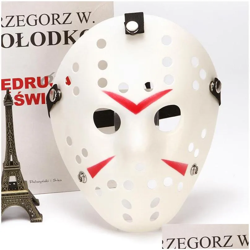 Party Masks Fl Face Masquerade Masks Jason Cosplay Skl Vs Friday Horror Hockey Halloween Costume Scary Mask Festival Drop Delivery Hom Dhra0