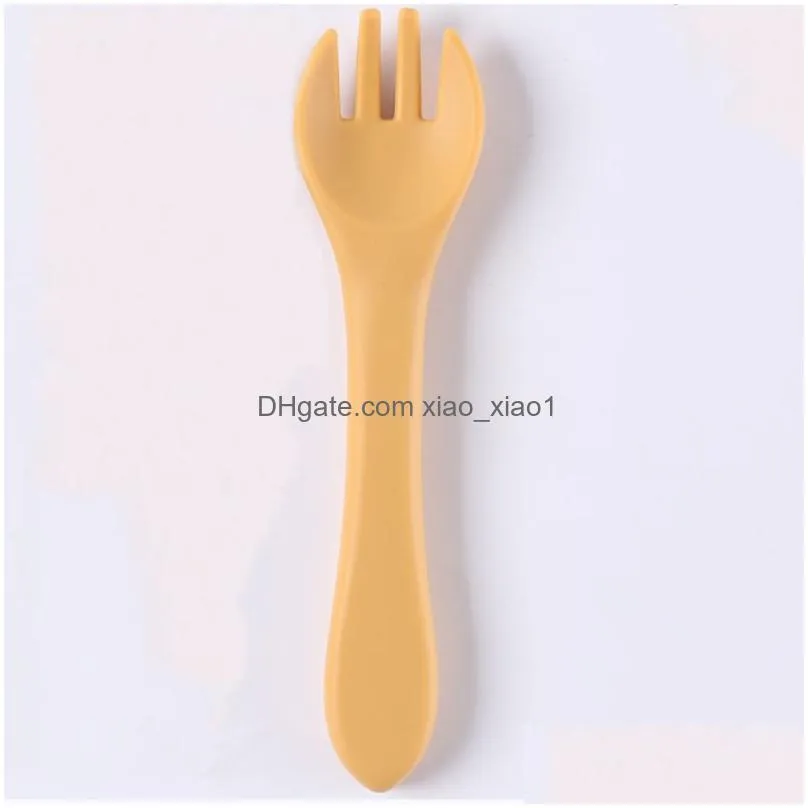 reusable silicone spoons heat resistant fashion design cooking utensi mixing color spoons 122137