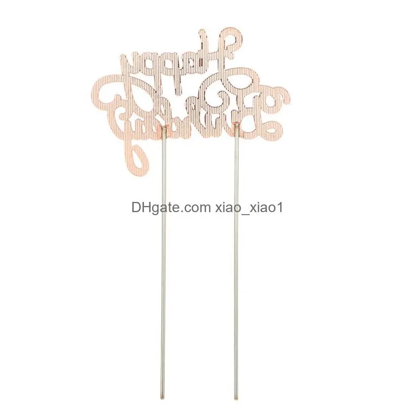 metal happy birthday cake topper cake tools party cakes decoration 1221953