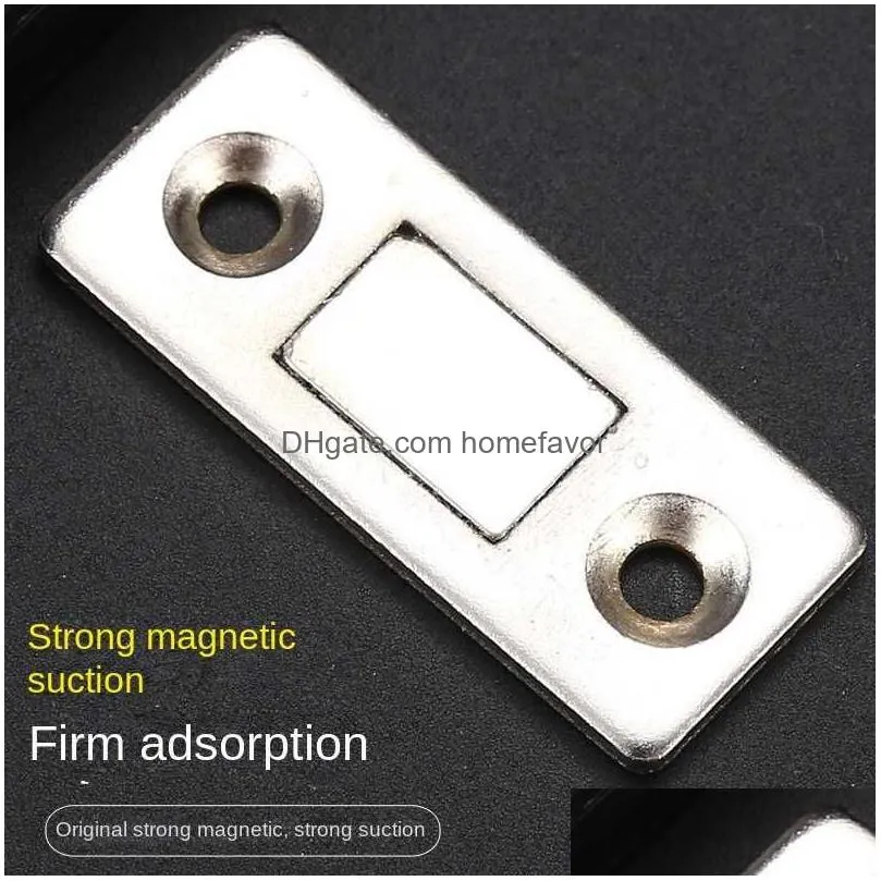  2pcs magnetic cabinet catches magnet door stops hidden door closer with screw for closet cupboard furniture hardware