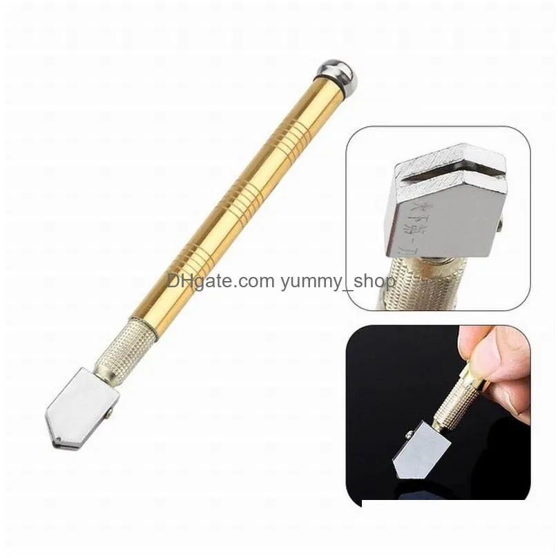 wholesale machining professional glass cutter portable construction tile sharp roller-type metal handle cutting tool wheelmachining